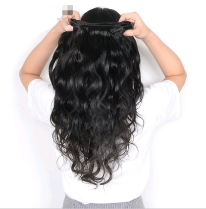 Human Hair Weaves Bundle Deals Human Hair Extensions Natural & Jet Black