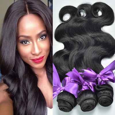 Human Hair Weaves Bundle Deals Human Hair Extensions Natural & Jet Black
